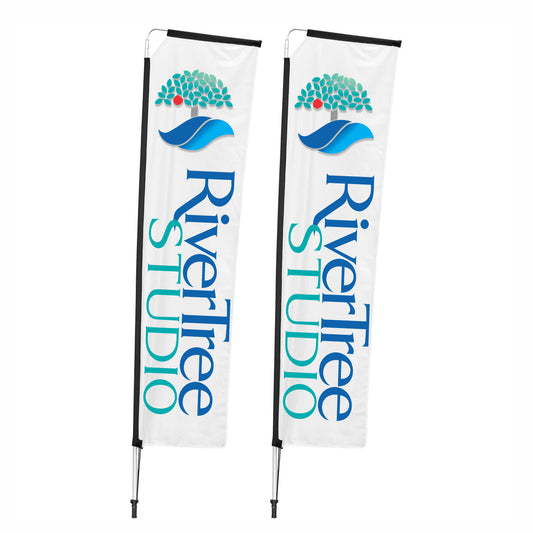 Telescopic Double-Sided 3m Flying Banners  (x2) DISPLAY-7053