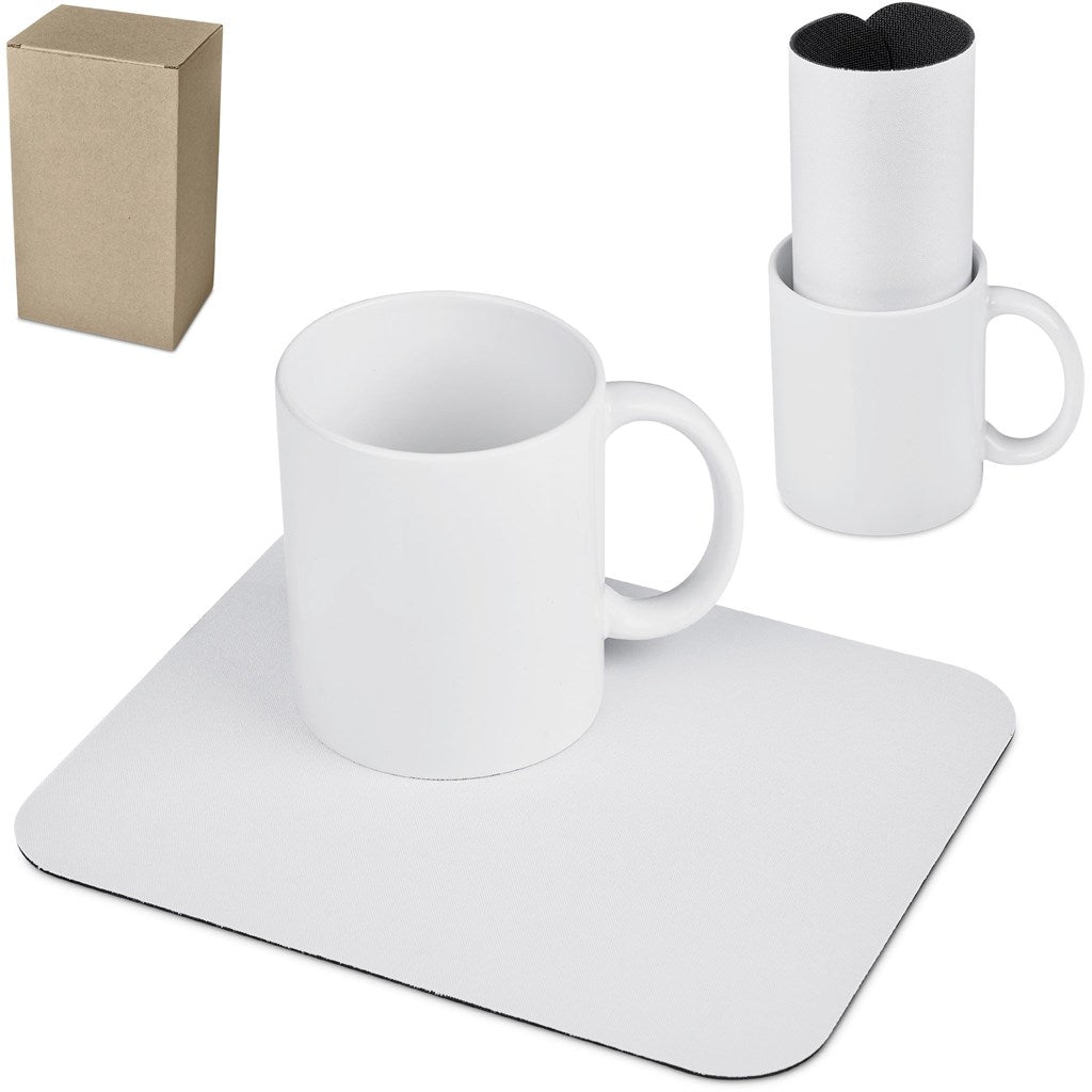 Mug and mouse Pad Gift set (x10)        GF-AL-1243-B