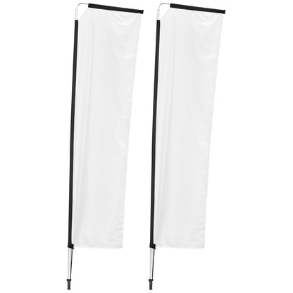 Telescopic Single-Sided 3m Flying Banners  (x2) DISPLAY-7043
